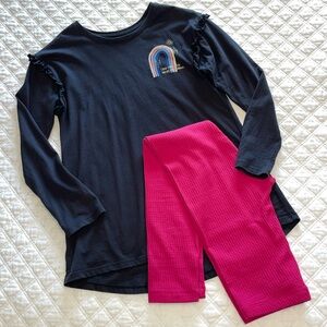 TEA COLLECTION Shirt and Leggings Size 12
